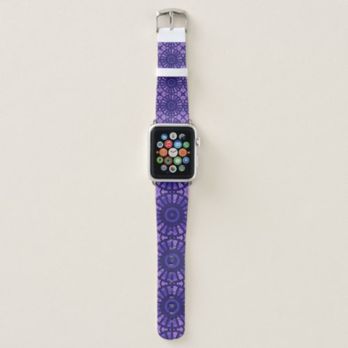 Mazipoodles Kaleidoscope S _ Indigo Lavender  Apple Watch Band