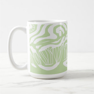 Mazipoodles Kente Savannah Sunshine - Mint White Coffee Mug