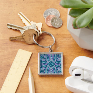 Mazipoodles New Fish Head Leaves Jazz Funk B 5 Keychain