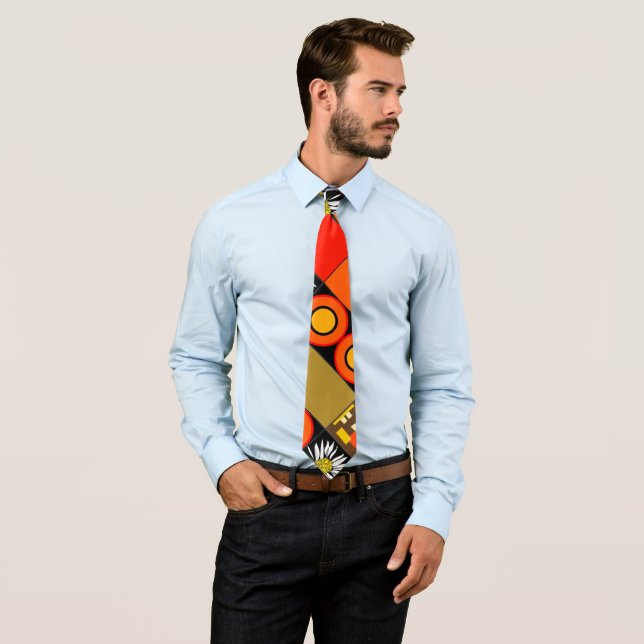 Mazipoodles Patchwork Quilt 1 Neck Tie (In Situ)