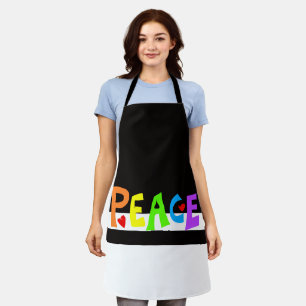 MAZIPOODLES Peace Rainbow 1 Apron