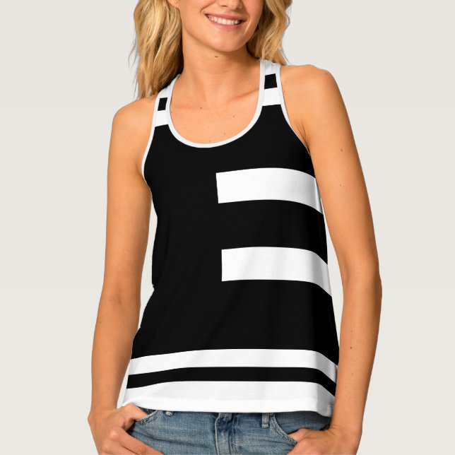 MAZIPOODLES Stripes Spaghetti 104122 Tank Top (Front)