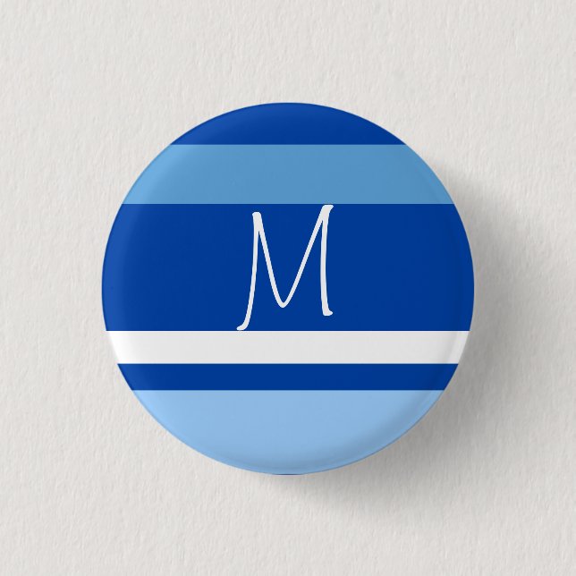 MAZIPOODLES Stripes Spaghetti 105 Button (Front)