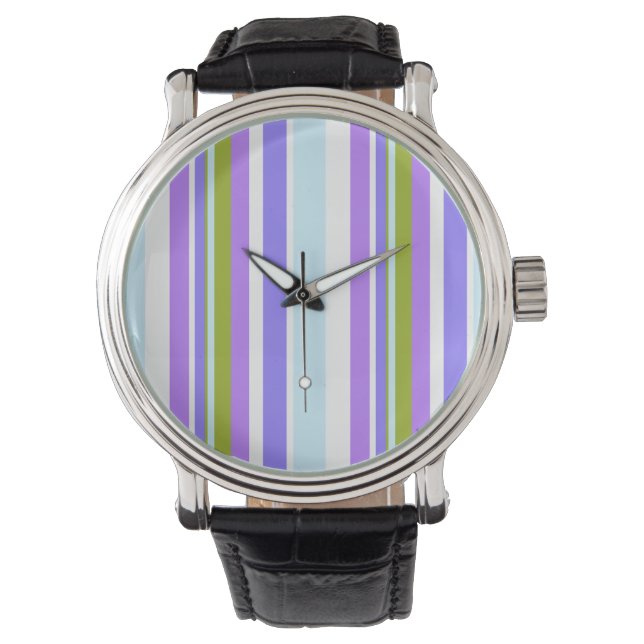 MAZIPOODLES Stripes Spaghetti 14 Watch (Front)