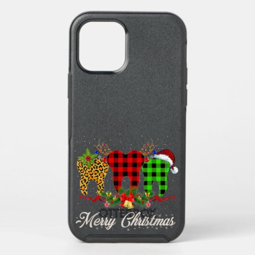 mb Golfing Gnome Buffalo Plaid Christmas Light Ugl OtterBox Symmetry iPhone 12 Pro Case