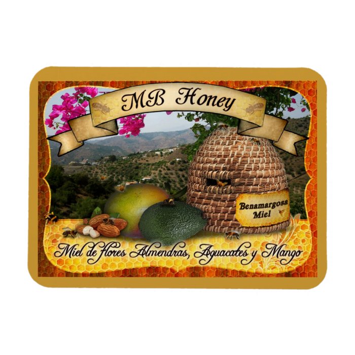 MB Honey Benamargosa, Spain Flexible Magnet