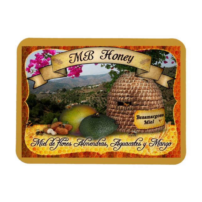 MB Honey from Benamargosa, Spain Magnet (Horizontal)