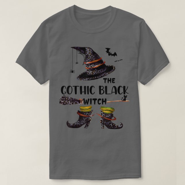 mb Im The Grad Student Witch Funny Halloween Famil T-Shirt (Design Front)