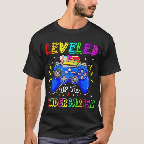 mb Leveled Up To Kindergarten Gamer Back To T_Shirt