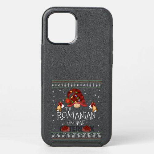 mb Romanian Gnome Buffalo Plaid Christmas Light Ug OtterBox Symmetry iPhone 12 Pro Case