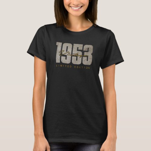 Mb Vintage 1953  69 Year Old 69th Birthday T_Shirt