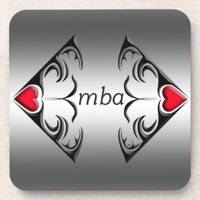 mba beverage coaster (Front)