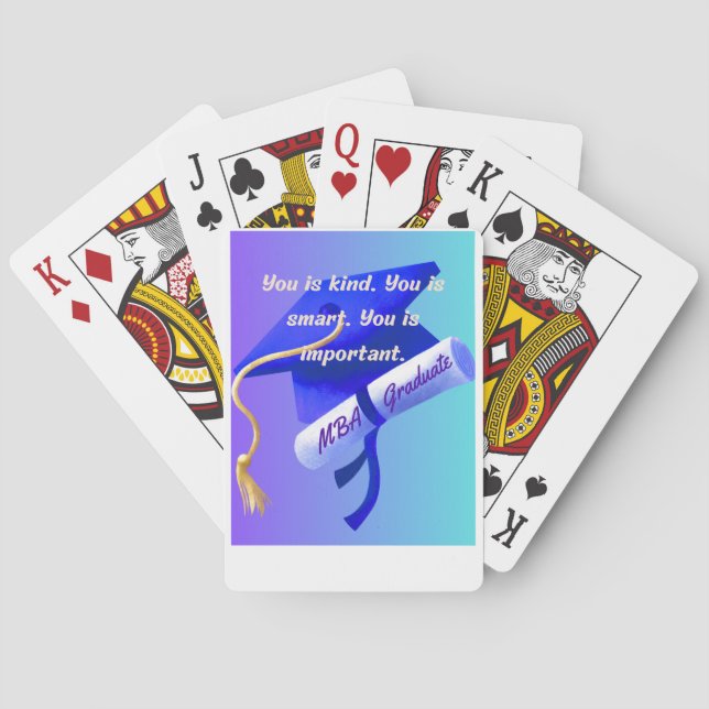 MBA Gift Poker Cards (Back)