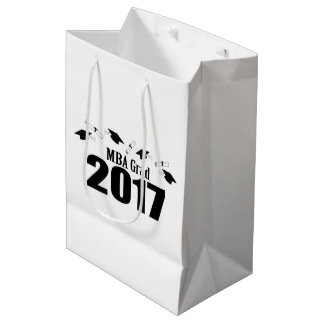 MBA Grad 2017 Graduation Gift Bag (Black)