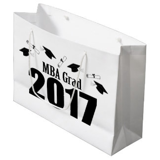 MBA Grad 2017 Graduation Gift Bag (Black)