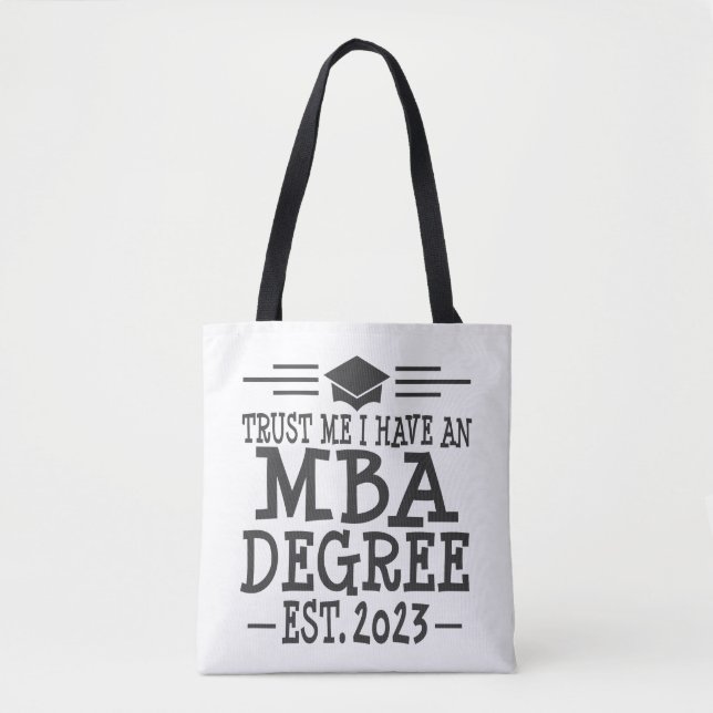 MBA Graduation 2023 Masters Business Tote Bag (Front)