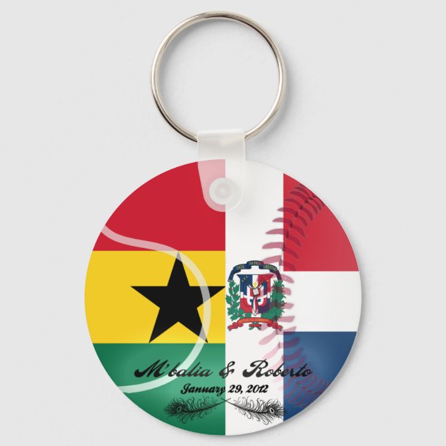 M'balia custom 4 keychain (Front)