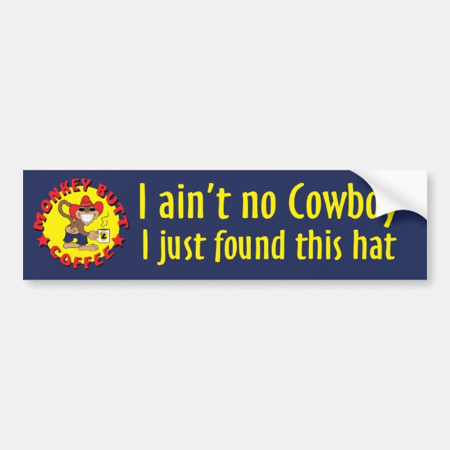 MBC Ain't No Cowboy Bumber Sticker (Front)