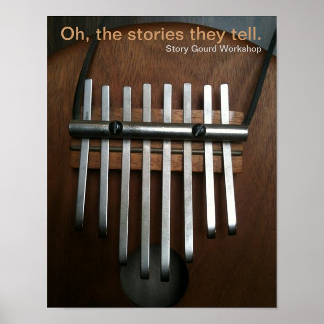 Mbira (thumb piano) poster (Front)
