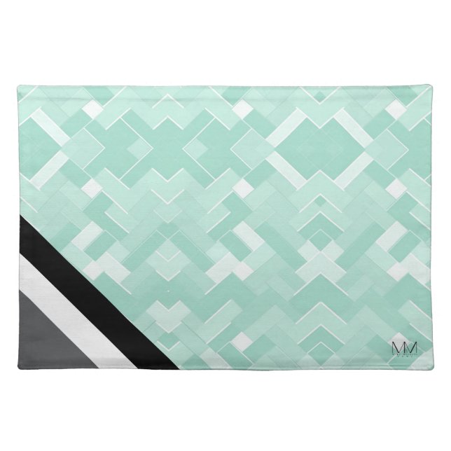 MbM HOME Cloth Placemat - Mint Madness (Front)