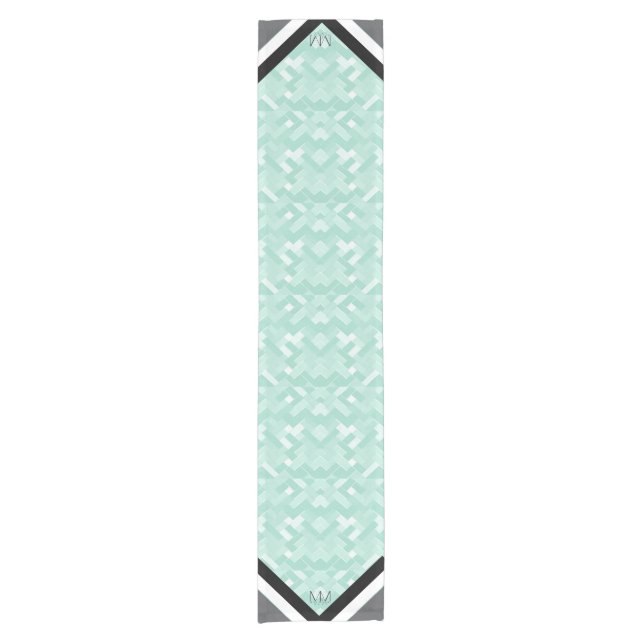 MbM HOME Table Runner - Mint Madness (Front)