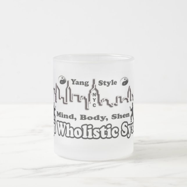 mbs-cup frosted glass coffee mug (Center)