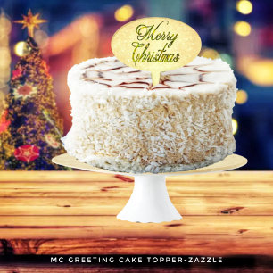 MC Greeting Cake Topper