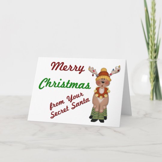 mc-reindeer-secret-santa-holiday-greeting-card-zazzle