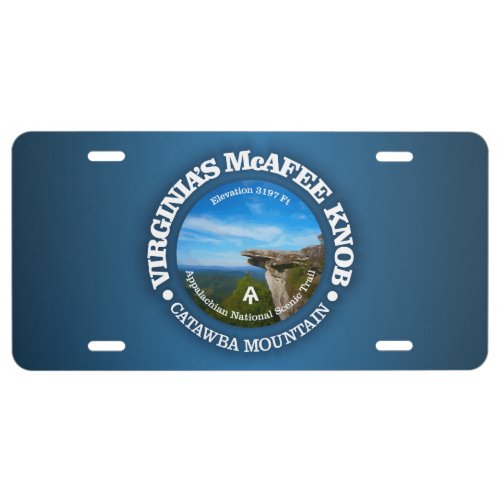 McAfee Knob License Plate