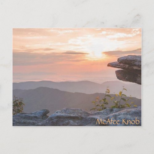 McAfee Knob postcard