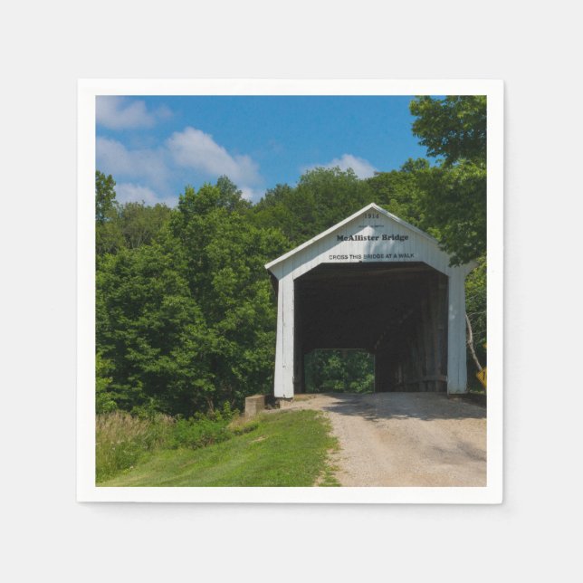 McAllister Bridge Paper Napkins (Front)