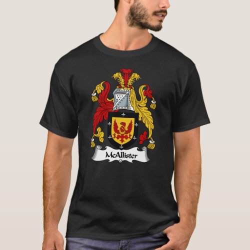 McAllister Coat of Arms  McAllister Family Crest C T_Shirt