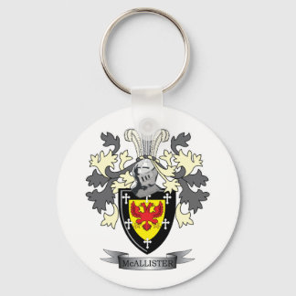 McAllister Family Crest Coat of Arms Keychain