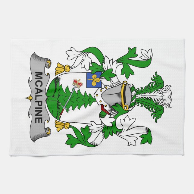 McAlpine Family Crest Towel (Horizontal)