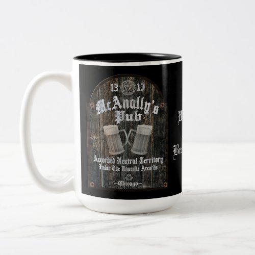 McAnallys Pub Dresden Fans Two_Tone Coffee Mug