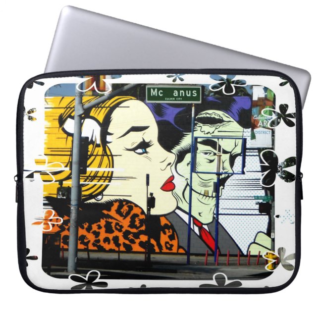 McAnus Street Laptop Sleeve (Front)