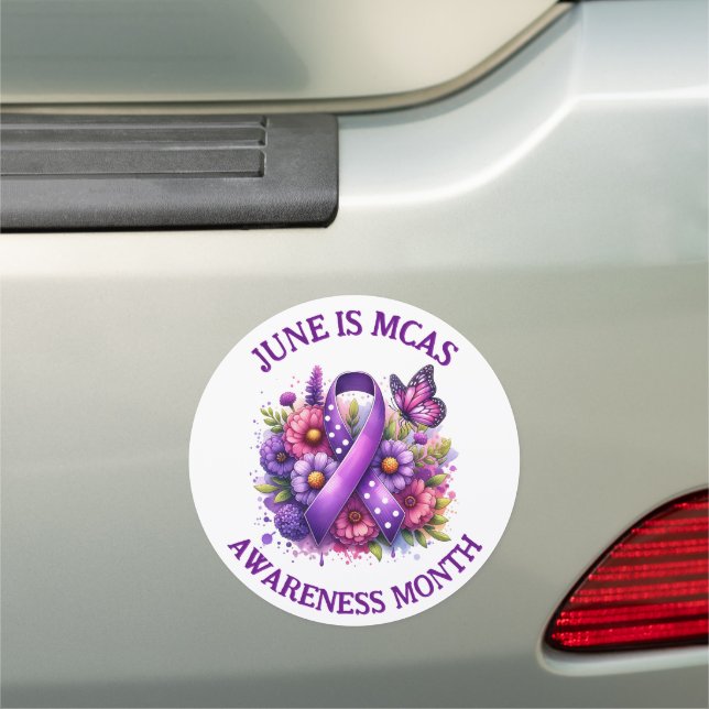 MCAS Mast Cell Activation Syndrome Awareness  Car Magnet (In Situ)