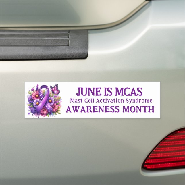 MCAS Mast Cell Activation Syndrome Awareness  Car Magnet (In Situ)