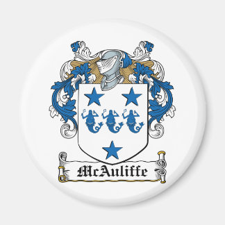 McAuliffe Family Crest Magnet