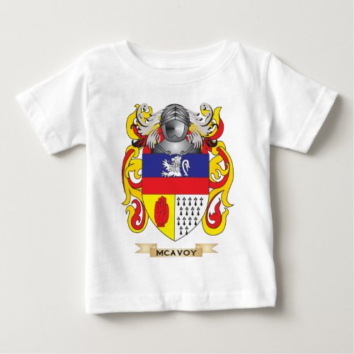 McAvoy Coat of Arms Family Crest Baby T_Shirt