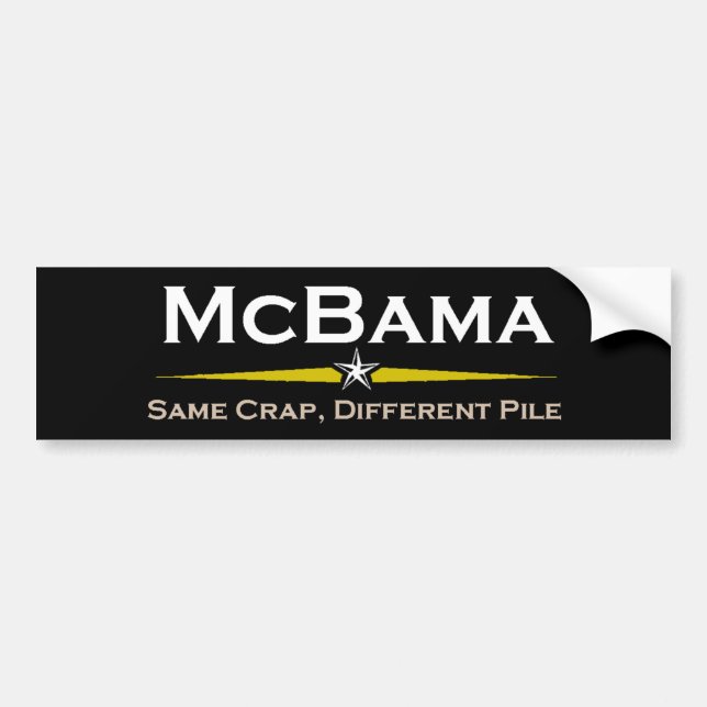 McBama Bumper Sticker (Front)