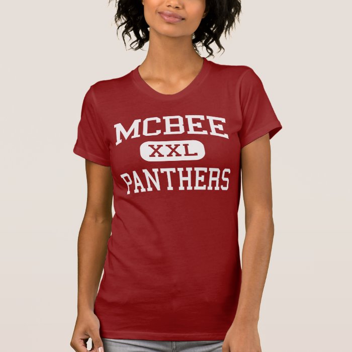 McBee   Panthers   High   McBee South Carolina T shirts