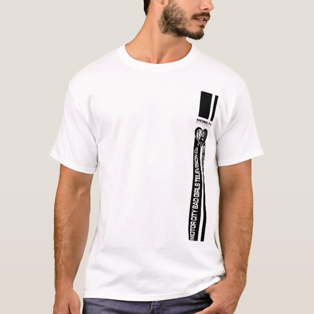 mcbg.tv biker girl  T-Shirt (Front)