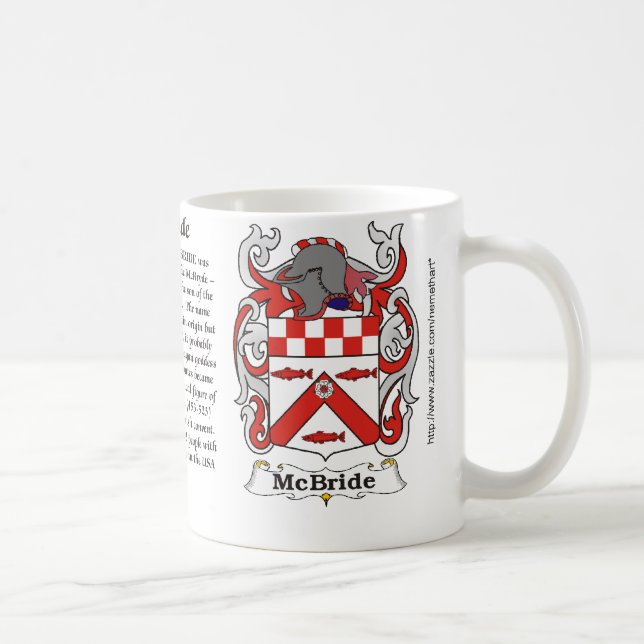 McBride Family Coat of Arms mug (Right)