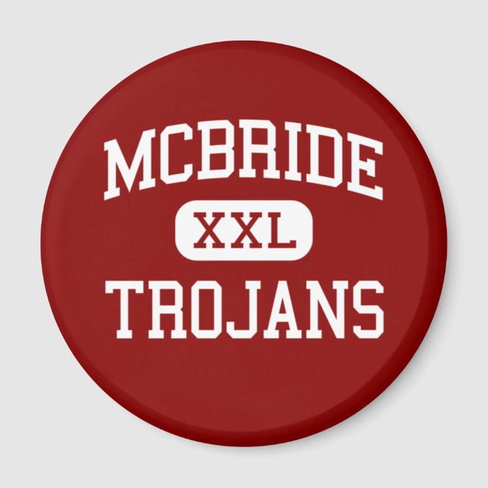 McBride   Trojans   Middle   Muscle Shoals Alabama Refrigerator Magnets