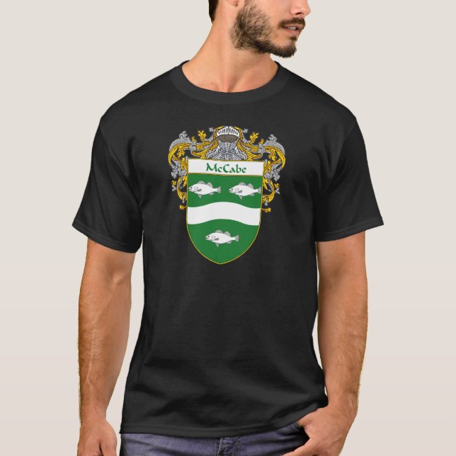 McCabe Coat of Arms (Mantled) T-Shirt (Front)