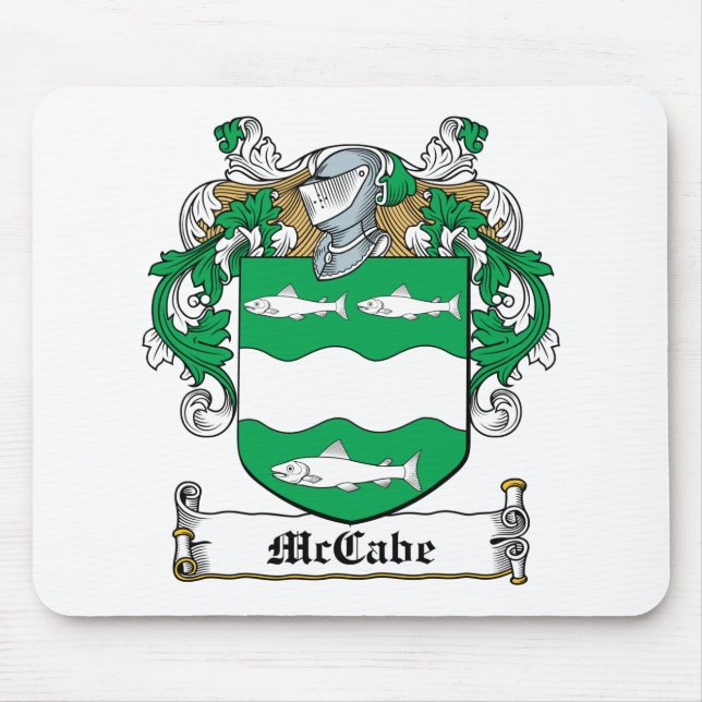 McCabe Family Crest Mouse Pad (Front)