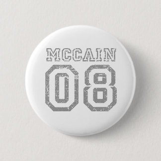 MCCAIN 08 T-SHIRT PINBACK BUTTON