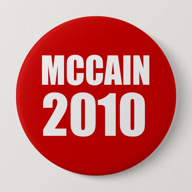 MCCAIN 2010 BUTTON (Front)