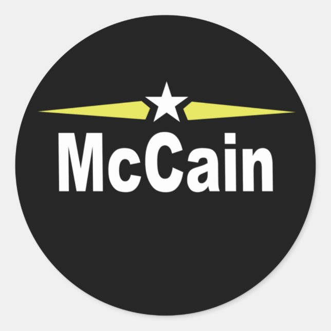 Mccain campaign sticker (Front)